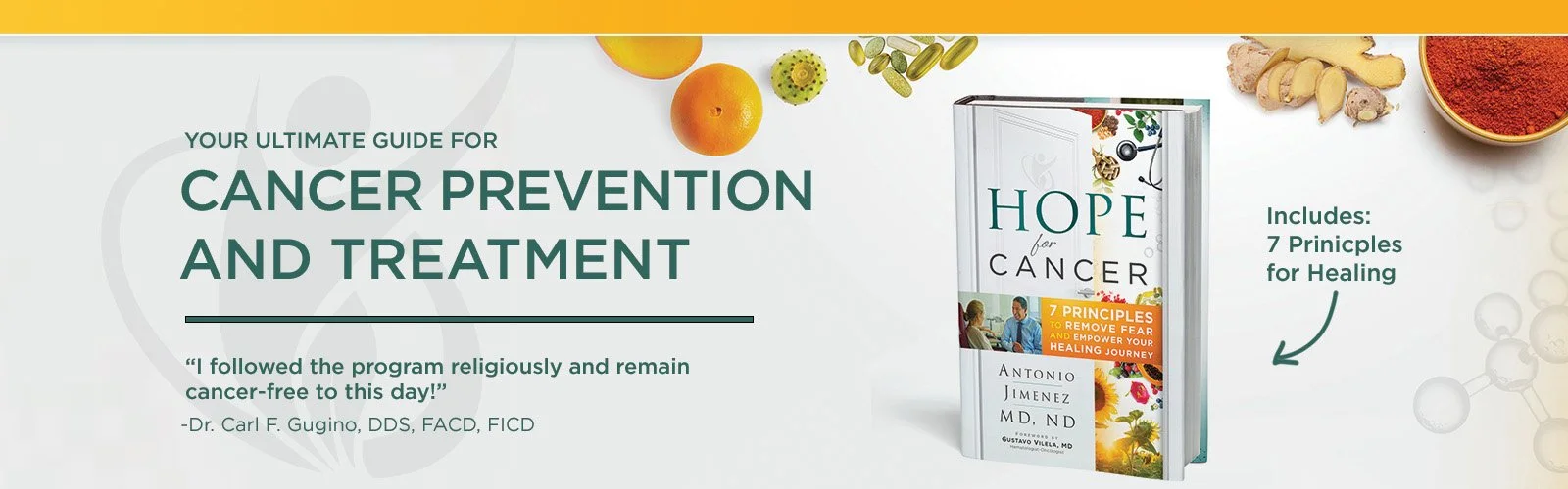 The Hope for Cancer Book | Dr. Antonio Jimenez